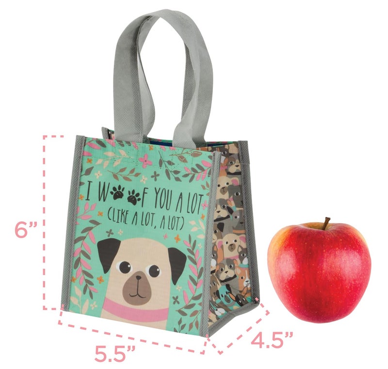 Karma Reusable Gift Bags - Tote Bag and Gift Bag with Handles - Perfect for Birthday Gifts and Party Bags RPET 1 Dog Small - Image 3